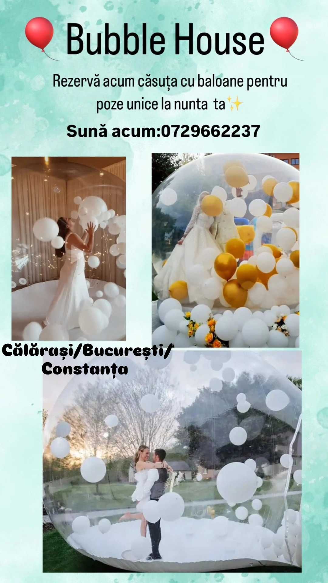 Petreceri, evenimente  bubble house