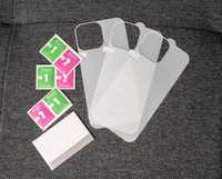 Kit Husă + 3 Folii Sticla+ 3 folii silicon (spate) Iphone 13 Max