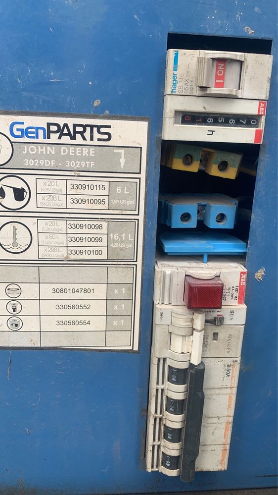 Generator trifazic 30 kva cu motor john deer in 4