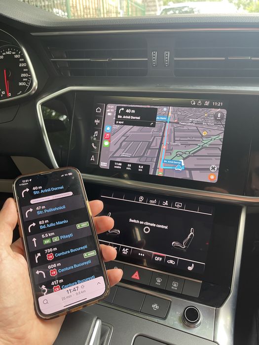 Activare App connect/ FulLink/ Smartlink/ Audi Smarthphone/ Waze