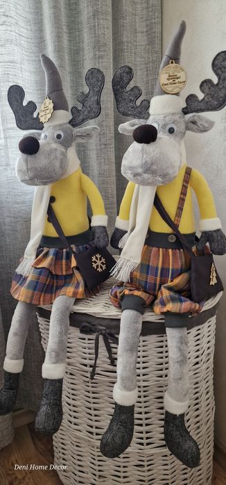Коледни елени -изцяло ръчна изработка!