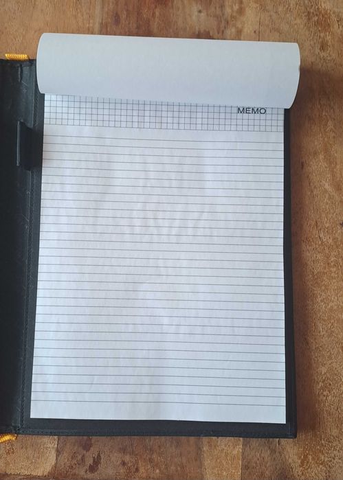 папка луксозна за документи черен с жълто без/с цип Марксман Marksman