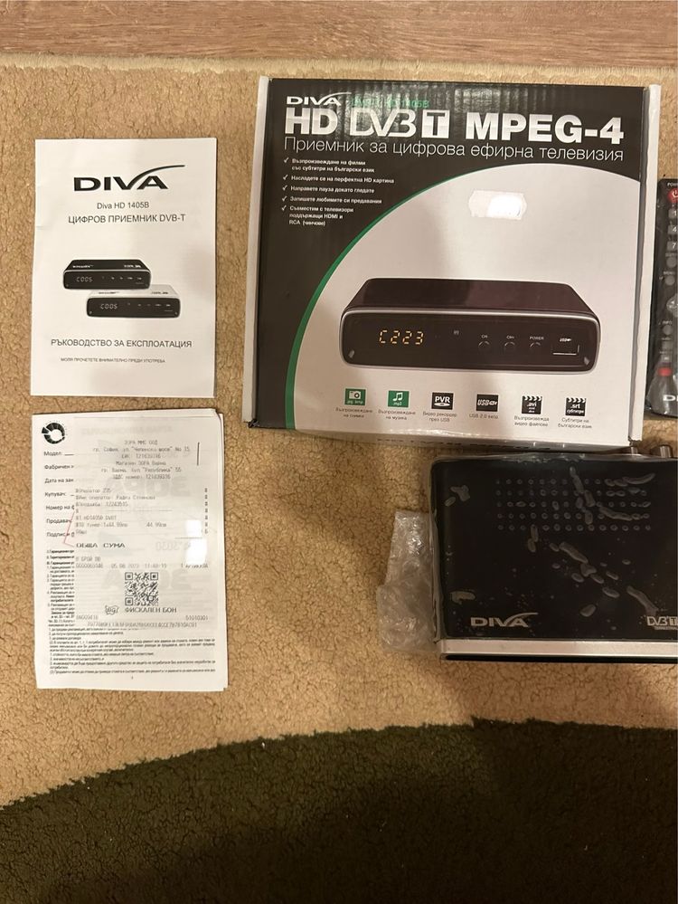 Цифров декодер Diva с гаранция до 05.08.25г.