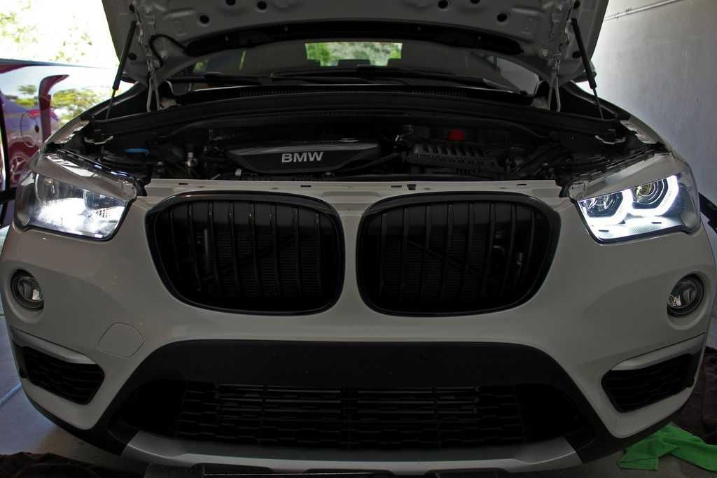 BMW X1 F48- Kit Lupe Bixenon+Kit Led 60W+Angel Eyes LED