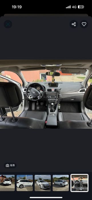 Renault Megane 3 / Euro5 / GT Line / Panorama / Fara accident /KeyLess