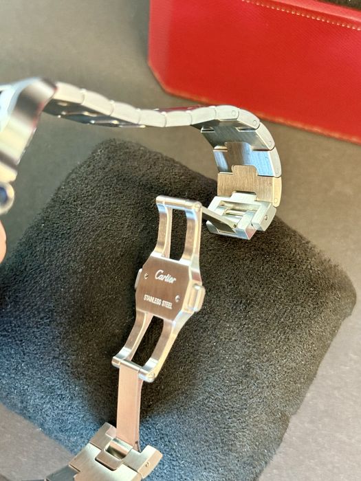 Ceas Cartier Santos L Black Dial