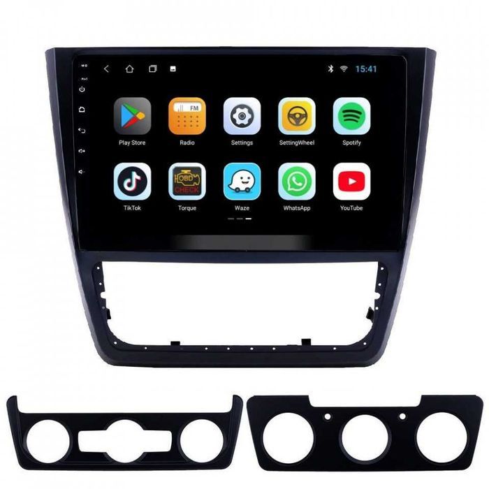 NAVIGATIE Android 14 SKODA Yeti 5L 2009-2014 1/8 Gb CarPlay +CAMERA