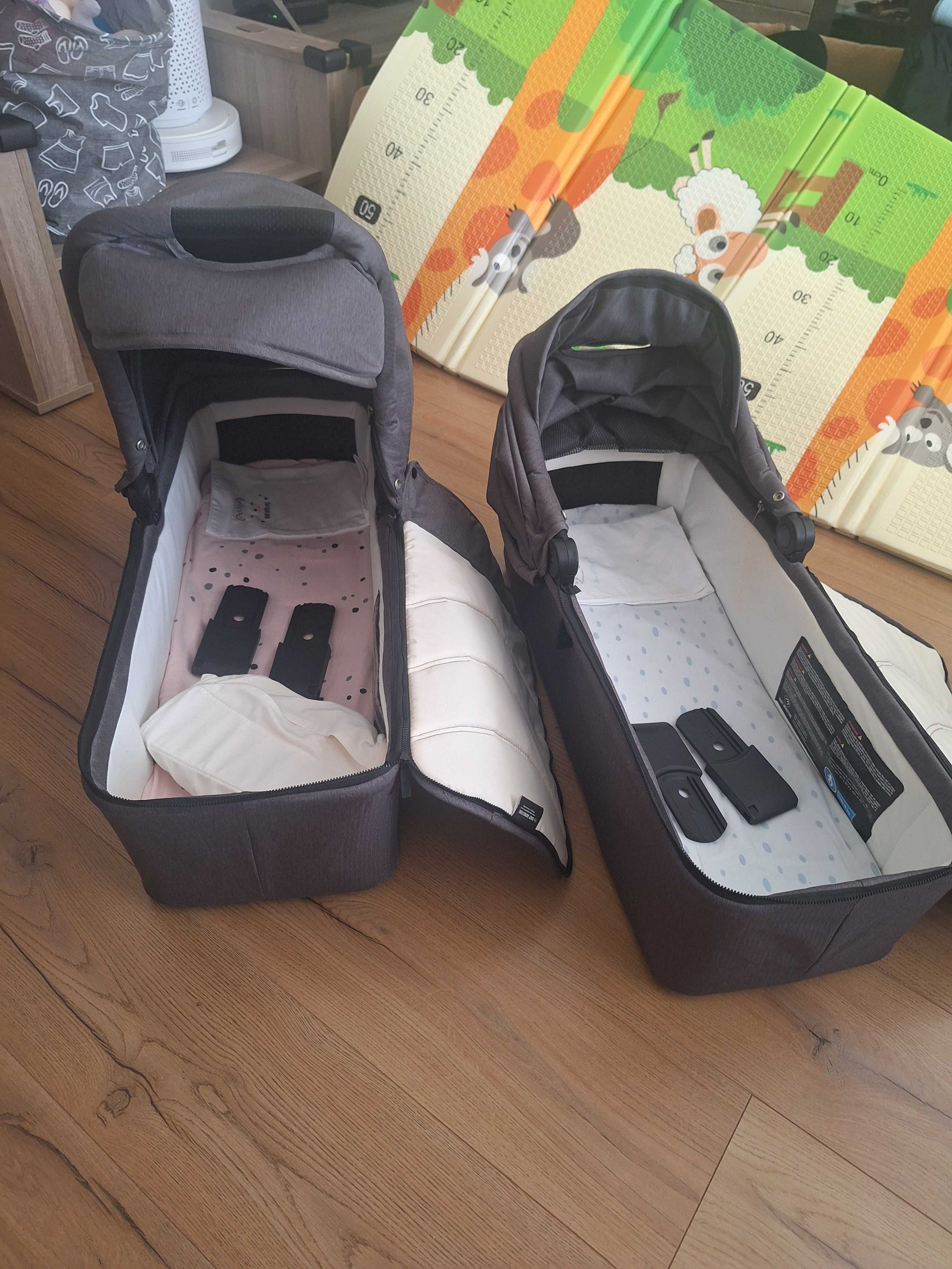 Кош за новородено за близнаци Baby monster easy twin 4
