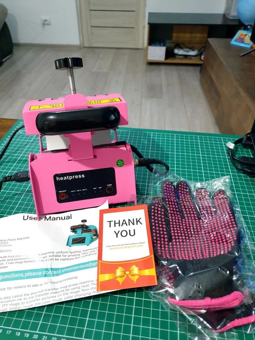 Presă termică de căni profesională – programe prestabilite, ușor de fo