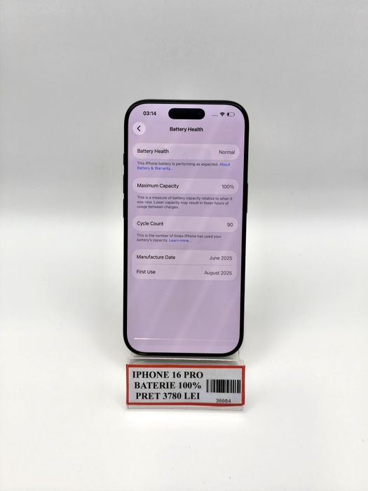 Royal Shop Iphone 16 PRO 128 GB/100%