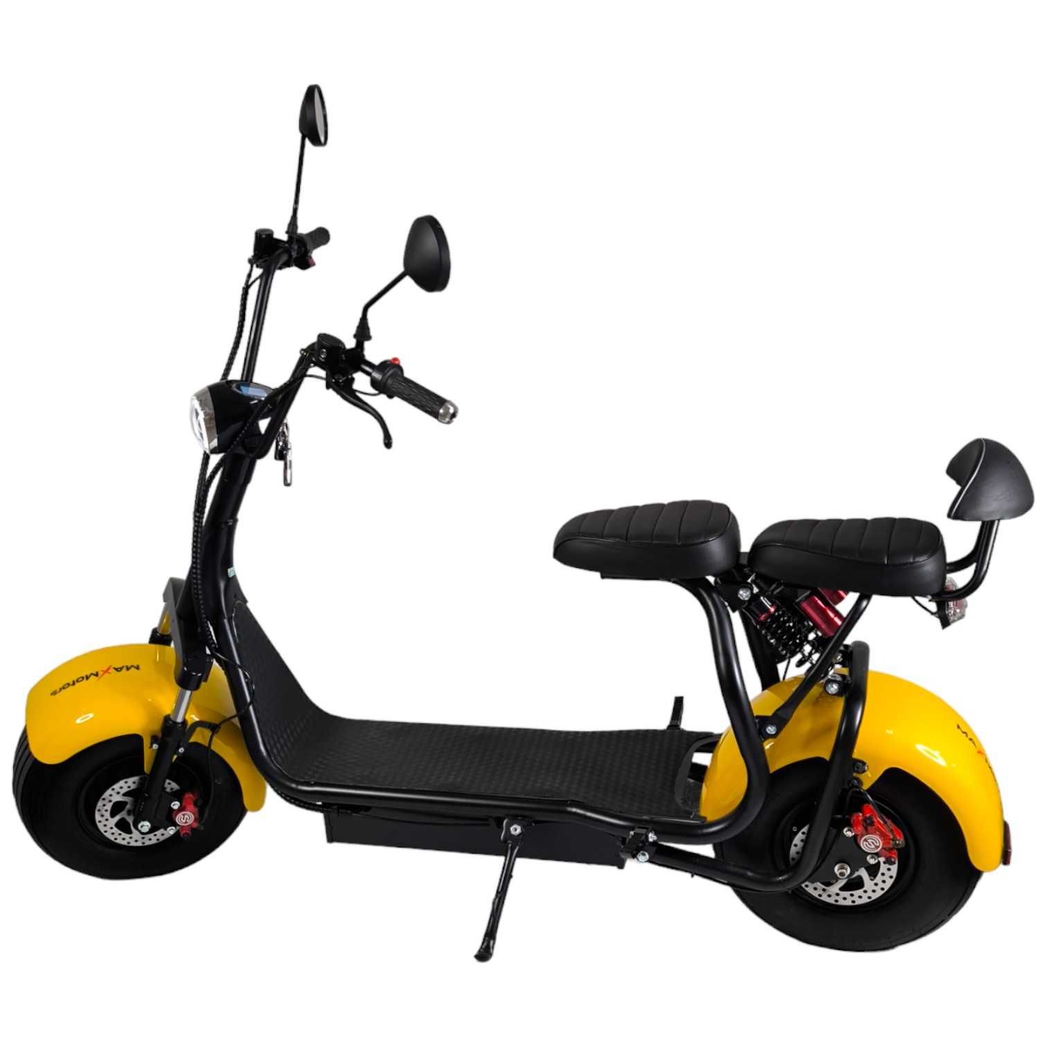 Електрически скутер BIG CITY HARLEY 1500W 60V/12AH Yellow
