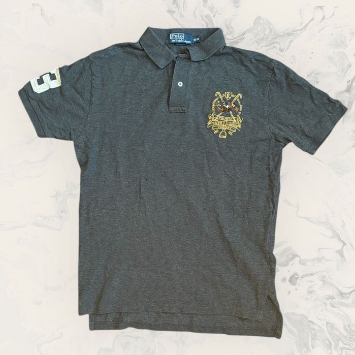 Мъжка тениска с яка Polo Ralph Lauren Big Crest
