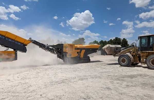 Дробилка щековая: мощная, моб., для бетона, щебня, кирпича, асфальта.