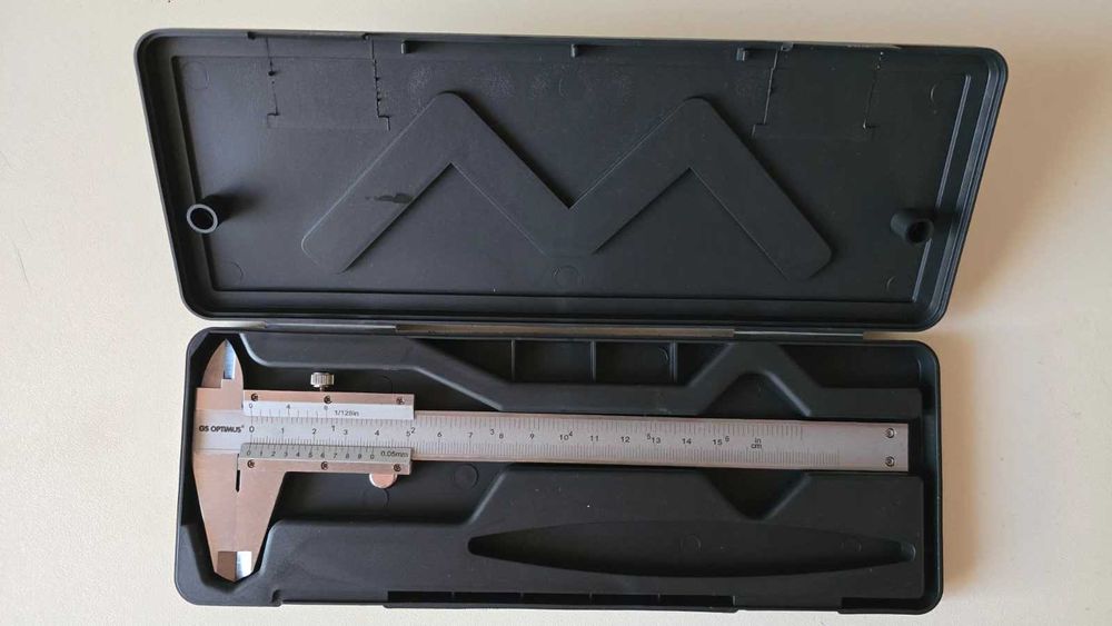 Subler metalic 150 mm, tija adancime