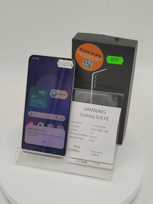 Garantie 24 luni Samsung Galaxy S25 FE 128GB CashBox