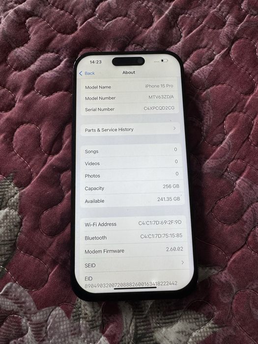 iPhone 15 pro 256g impecabil