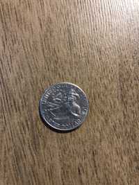 Колекционерска Рядка монета от 25 цента.
