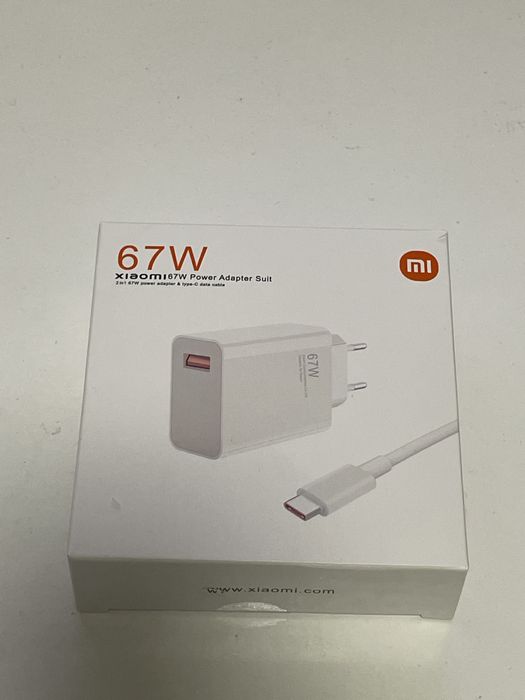 Зарядка xiaomi 67w новая