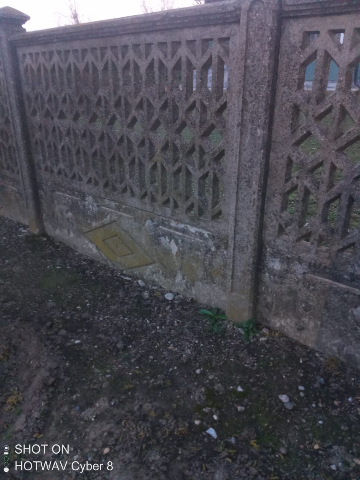 Gard beton 10 panouri