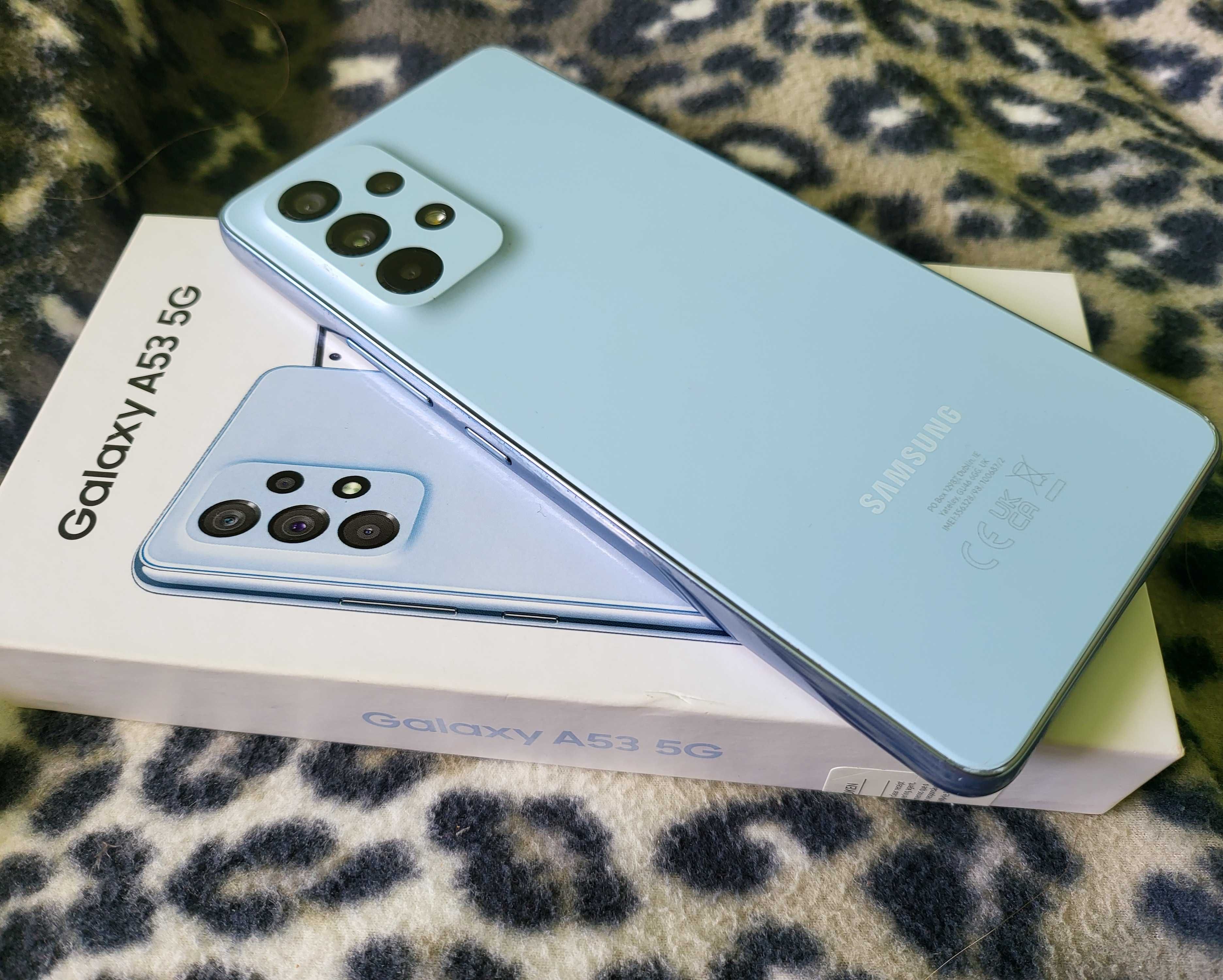 Samsung Galaxy A53 5g dualsim Blue ca nou 128gb/6gb Ram garantie