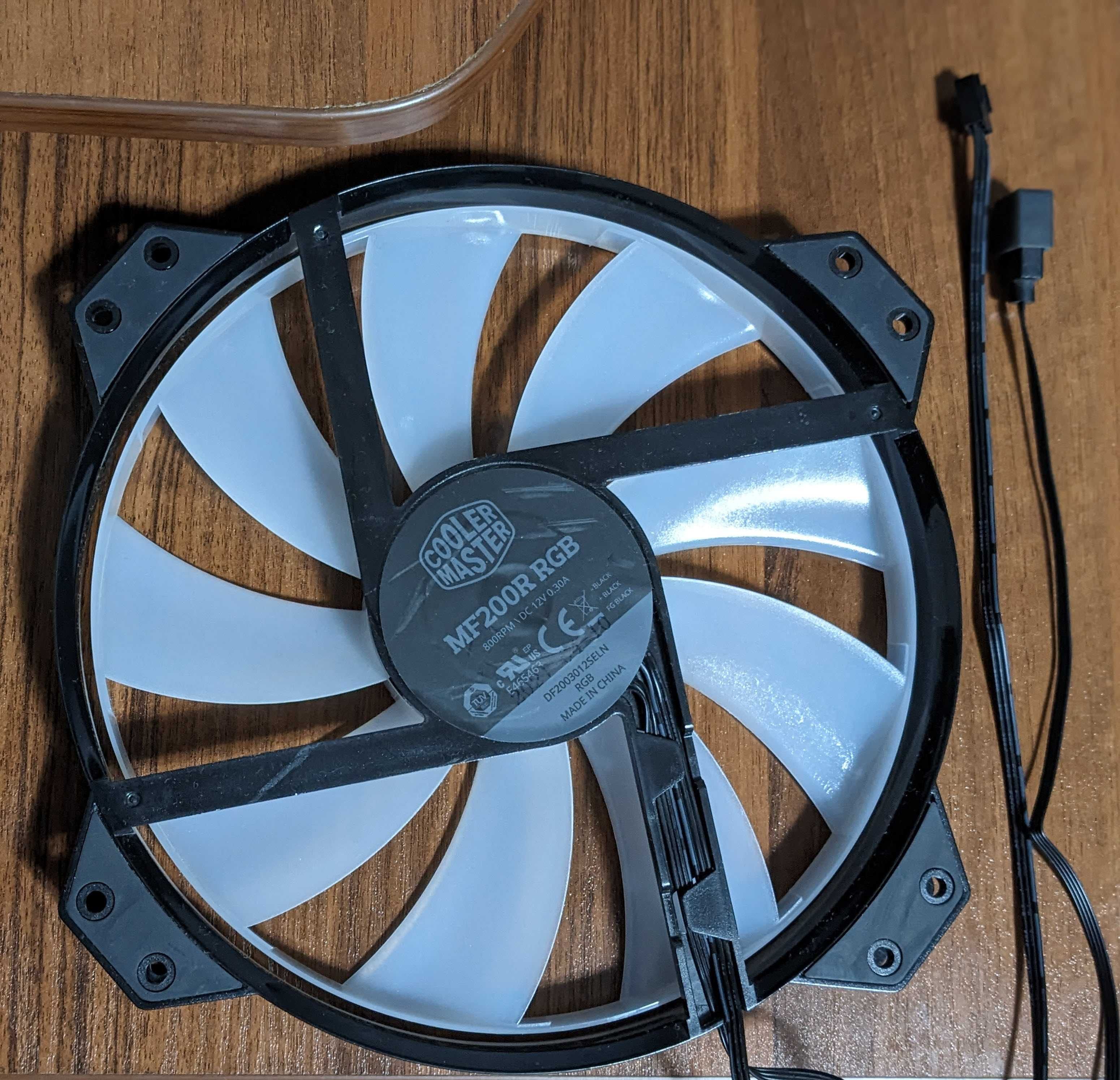 200mm Cooler Master MF200R RGB кулер для корпуса 200x200
