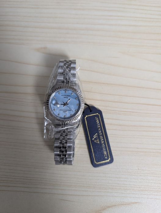 Ceas Christophe Duchamp elysees Mother of Pearl cu 11 Diamante NOU