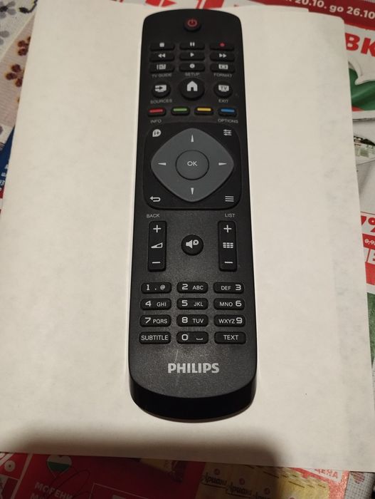 Дистанционно за телевизор Филипс и захранващ кабел