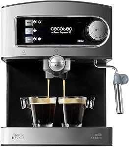 Ръчна еспресо кафемашина Cecotec Power Espresso 850 W, 20bar,1,5L