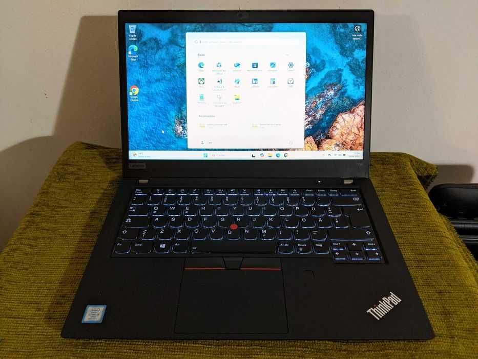 Laptop Lenovo ThinkPad T490 i7 8665u touch screen 16GB RAM 256GB SSD