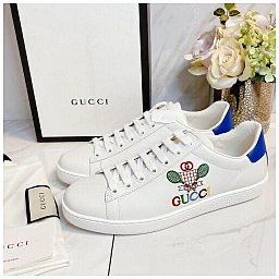 Adidasi Gucci Ace Tennis piele alba- calitate superioara 38 si 45