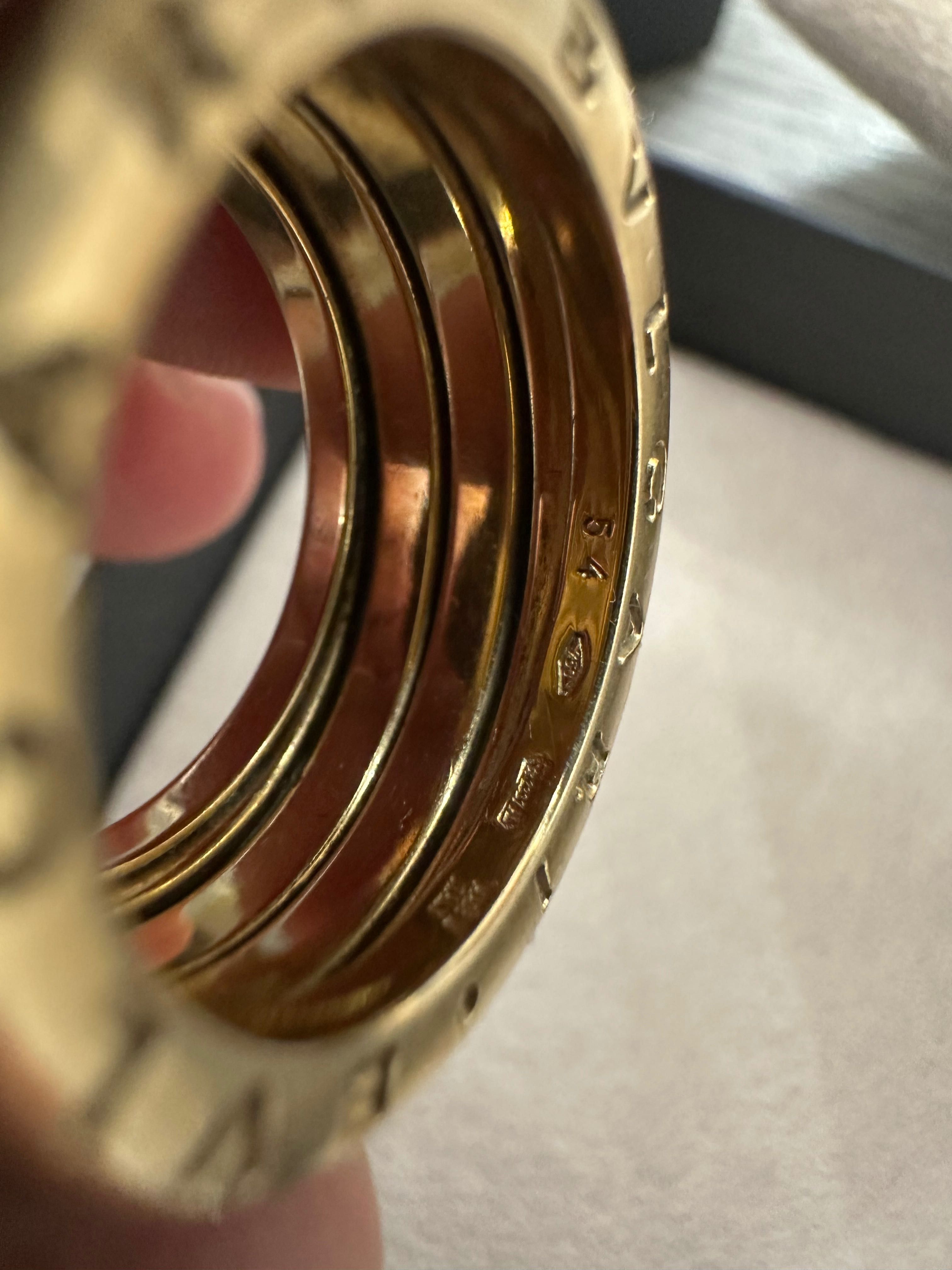 18к златен пръстен BVLGARI . Оригинален!