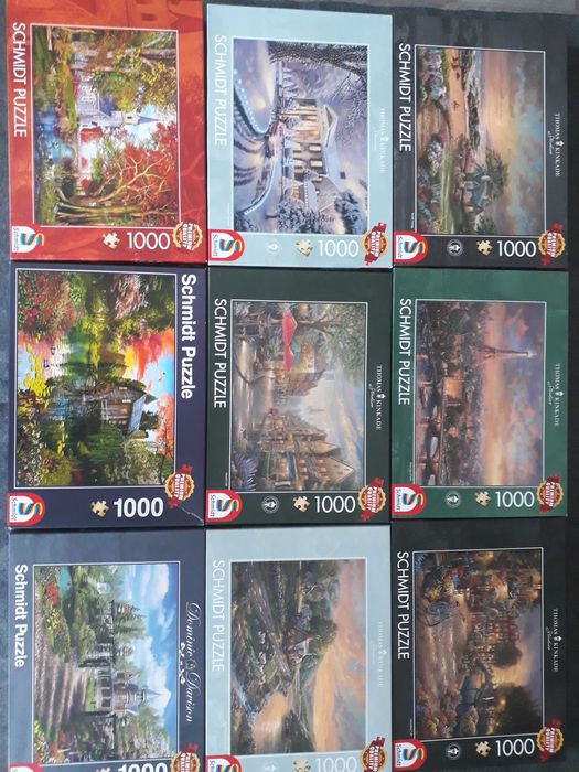Пъзели с по 1000 части  на "SCHMIDT"
