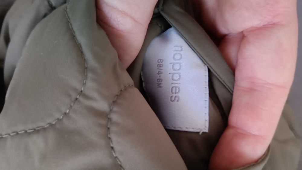 Ново зимно яке Noppies 68 размер с две лица