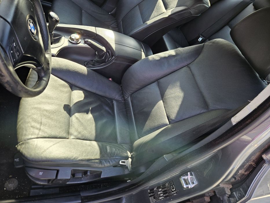 Interior piele neagra bmw e60