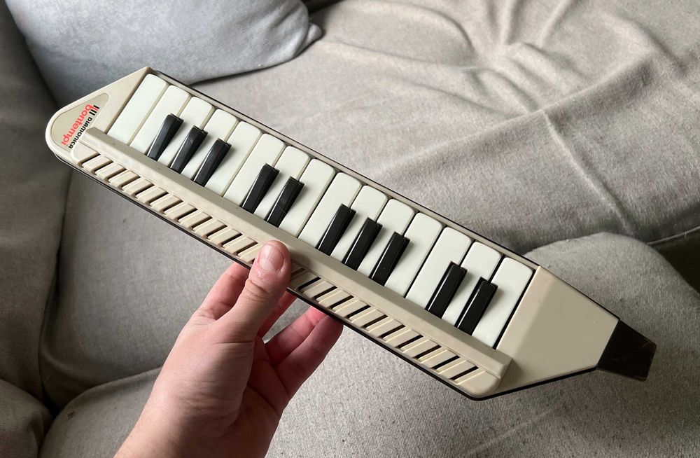 Bontempi Diamonica instrument de suflat cu clape - Italia - vintage