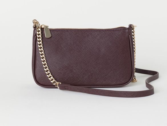 Нова чанта H & M, цвят бордо