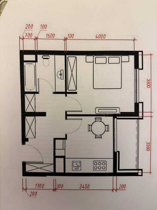 Продам в новостройке Oz'mahal свою 1 - 41,5 м2 1/4/16 от Golden House