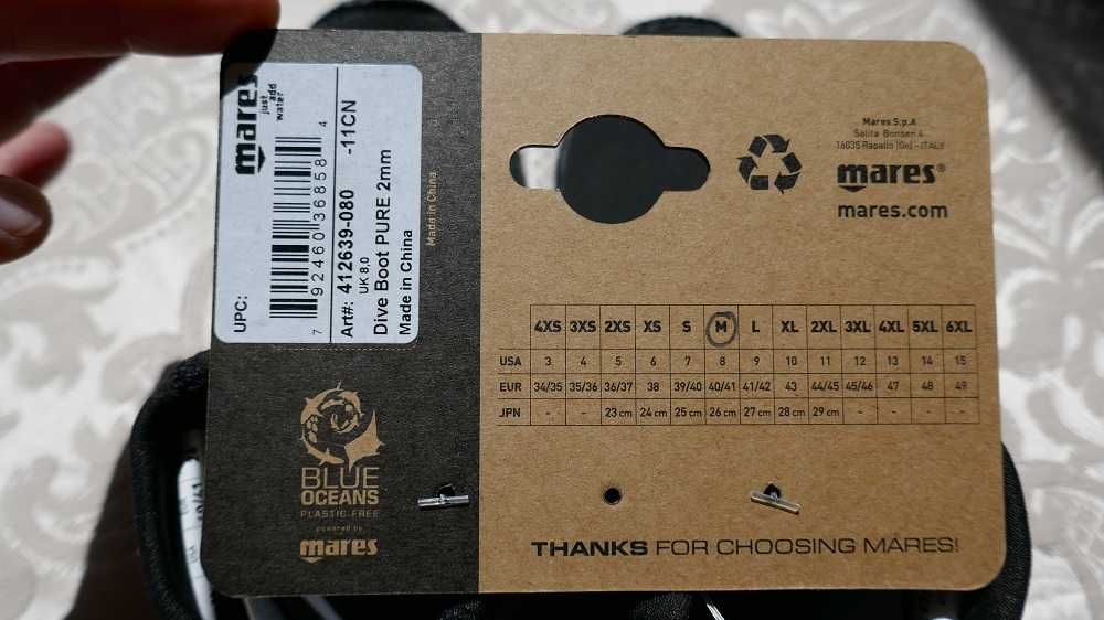 Mares - Dive Boot PURE 2 mm