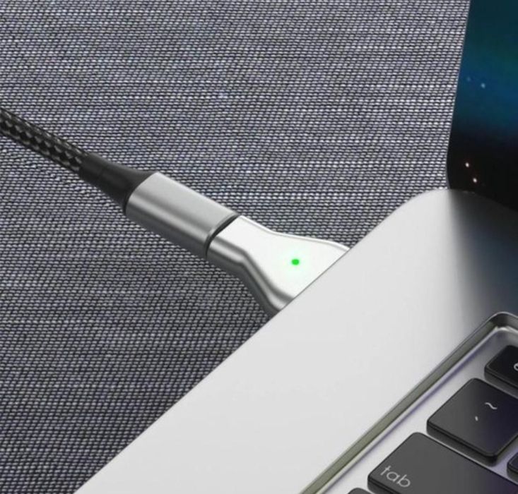 Adaptor USB-C - Magsafe 2 magnetic metalic pentru MacBook Air/Pro