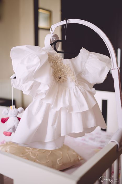 Set trusou botez fetita rochita si pantalonasi