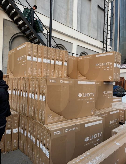 Телевизор Tcl 55/50 4K HDR Smart Tv 2пульт голосовой Доставка бонус