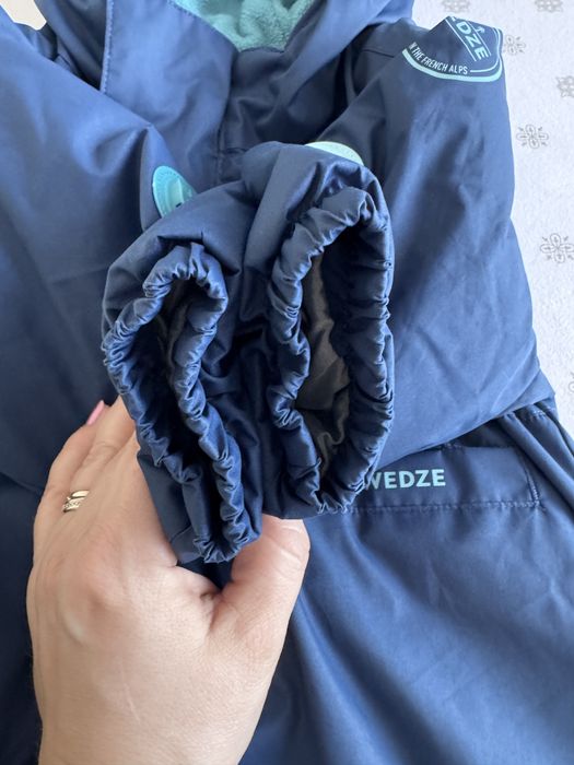 Combinezon iarna + 2 perechi manusi 1-2 ani si 2-3 ani, Decathlon, 80