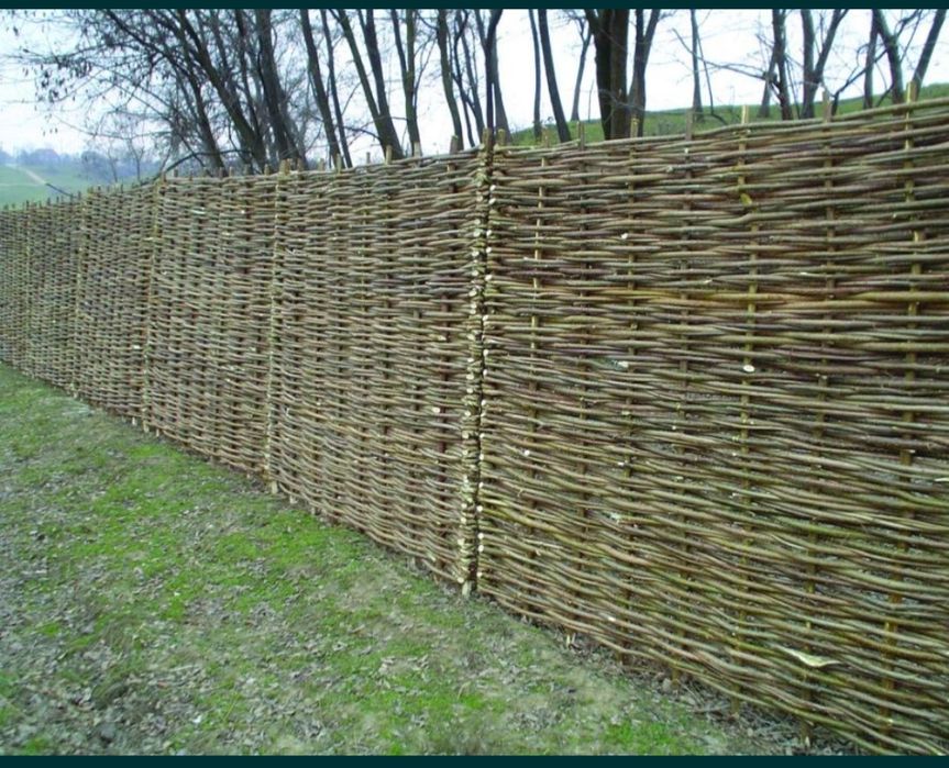 Panouri ornamentale, rustice , de gradina împletite manual