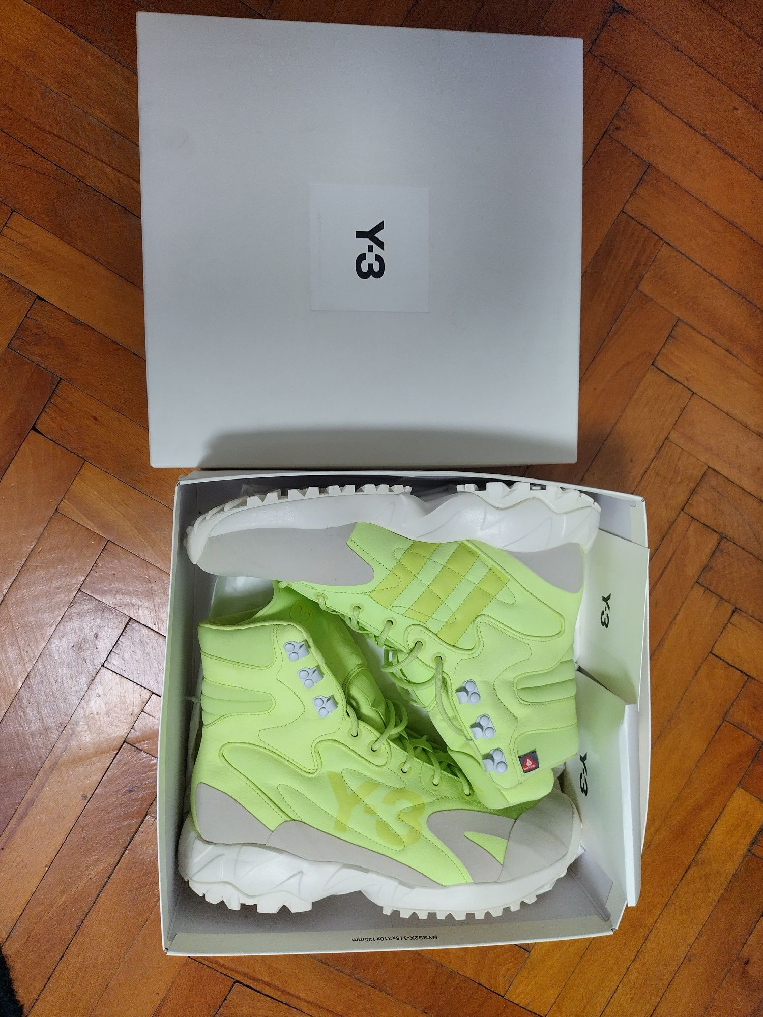 Adidasi Ghete Unisex Y-3 Notoma Semi Frozen Yellow/ Off White