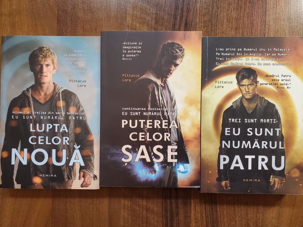 Eu sunt numărul patru 3 volume