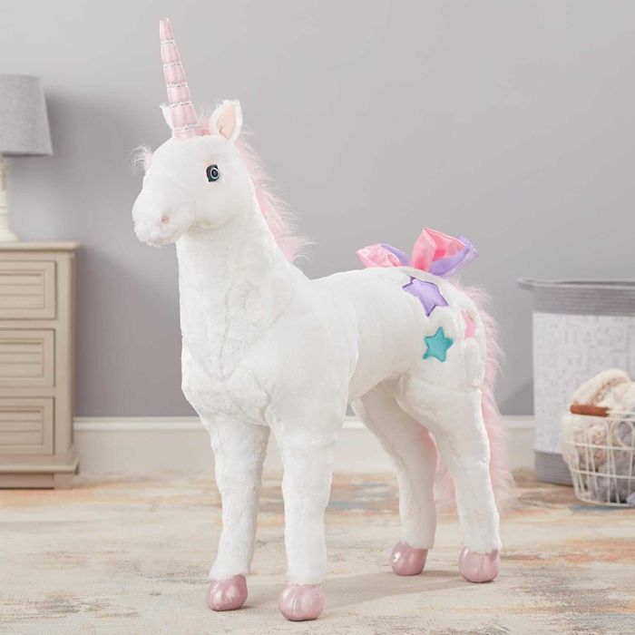 Плюшен еднорог Melissa and Doug 114см