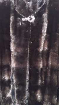 Шуба норковая, размер 48, длина до колена,на рост 160-165см
