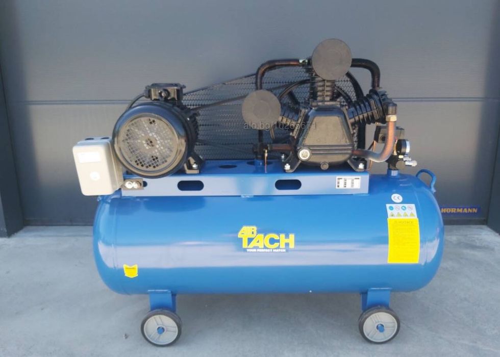 Компресор за въздух 200 литра трифазен, 12бара, 5.5KW, 7,5 hp