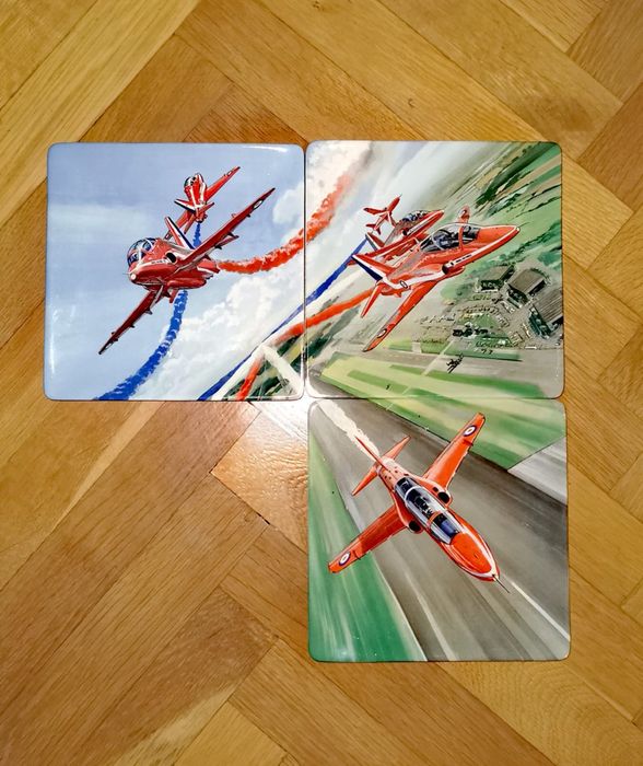 Антикварни порцеланови чинии плочки 3 бр. лимитирани колекционерски !