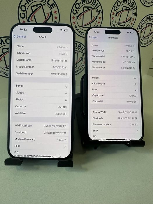 Iphone 15 Pro 128 256 GB Impecabil Garantie
